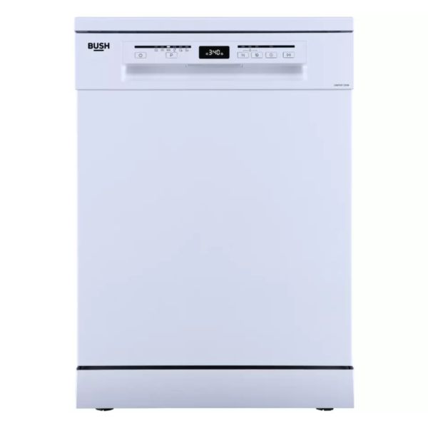 Bush DWFSE126W Full Size Dishwasher - White - E Rated (EX-DISPLAY/C)